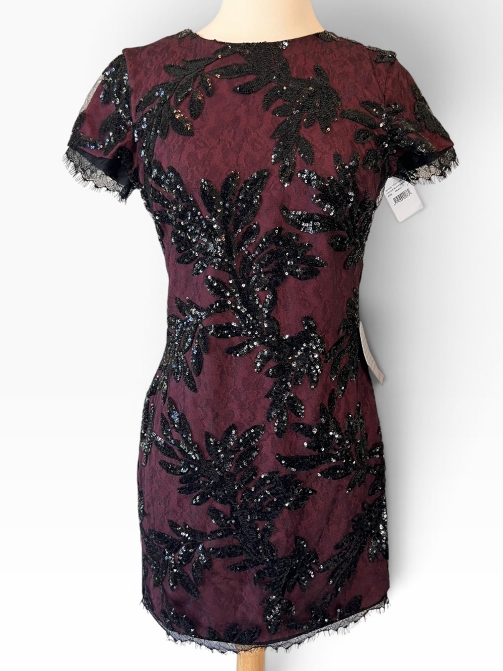 Dress the Population Valerie Sequin Lace Dress